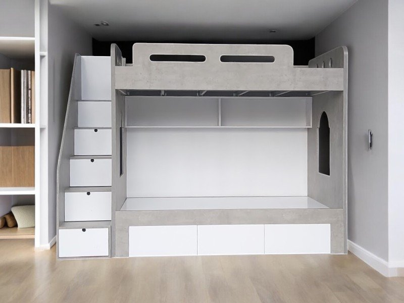 Mẹo trang trí giường tầng mà không tốn nhiều tiền