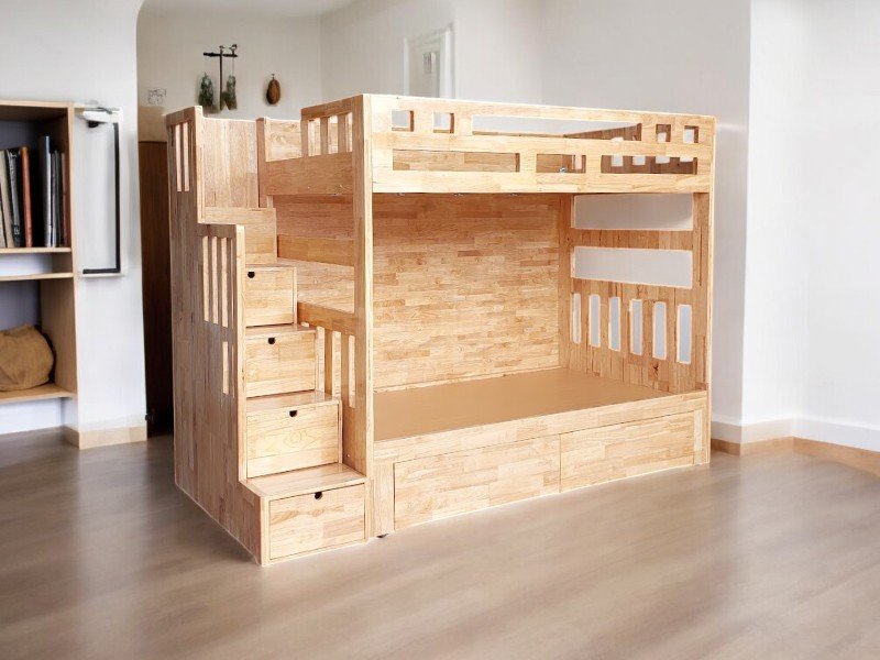 Mẹo trang trí giường tầng mà không tốn nhiều tiền