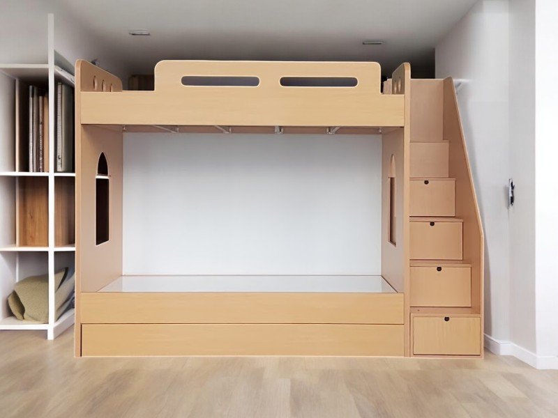 Mẹo trang trí giường tầng mà không tốn nhiều tiền