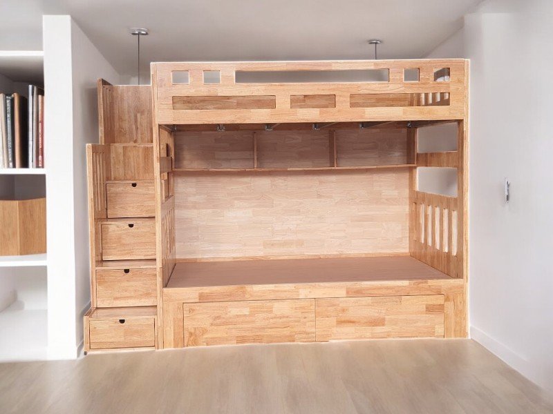 Ý tưởng bố trí đèn led trang trí giường tầng