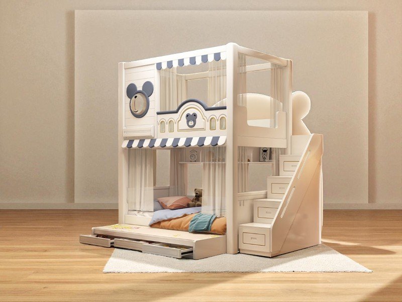 7 tiện ích nổi bật của giường tầng gỗ tự nhiên cho bé
