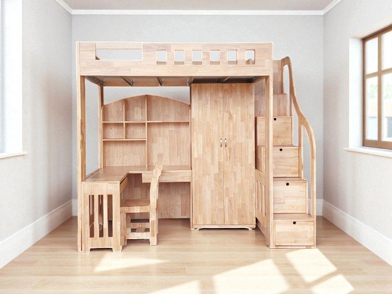 7 tiện ích nổi bật của giường tầng gỗ tự nhiên cho bé