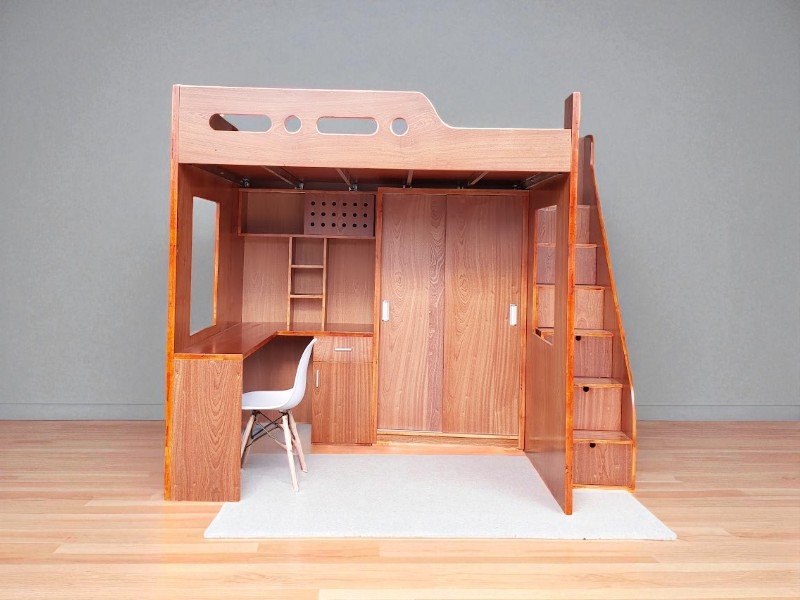 8 tiện ích nổi bật của giường tầng đa năng có cầu trượt