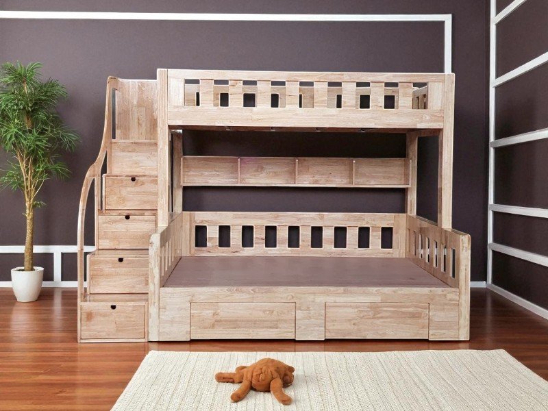 8 tiện ích nổi bật của giường tầng đa năng có cầu trượt