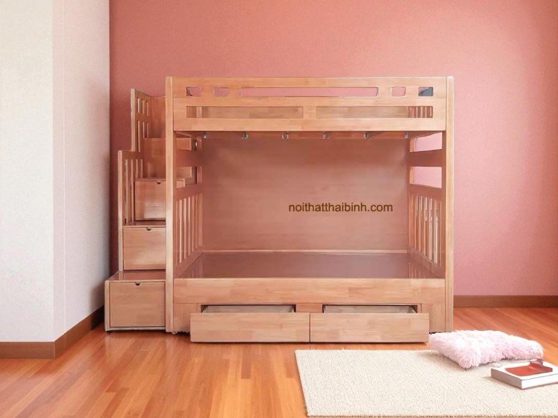 Giường gỗ 2 tầng bền đẹp