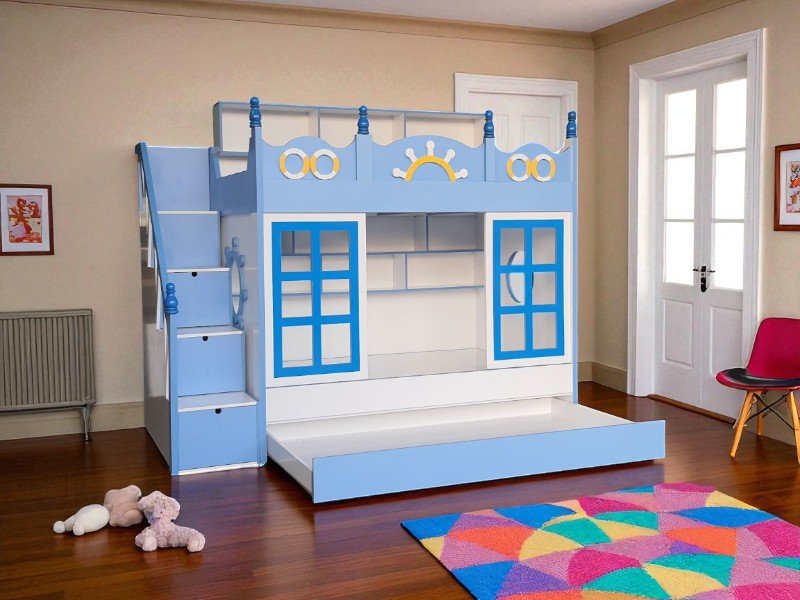 Giường tầng gỗ công nghiệp giá rẻ tphcm