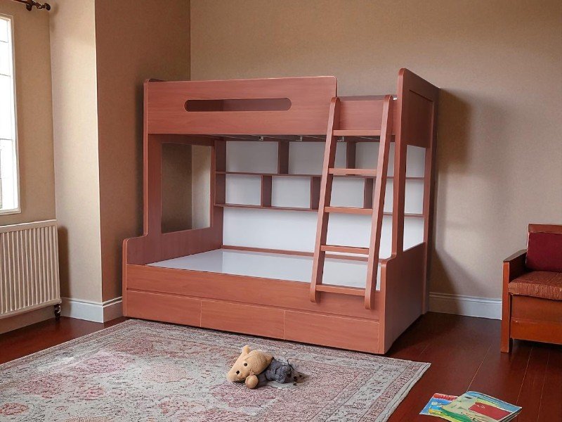 Giường tầng gỗ công nghiệp giá rẻ tphcm