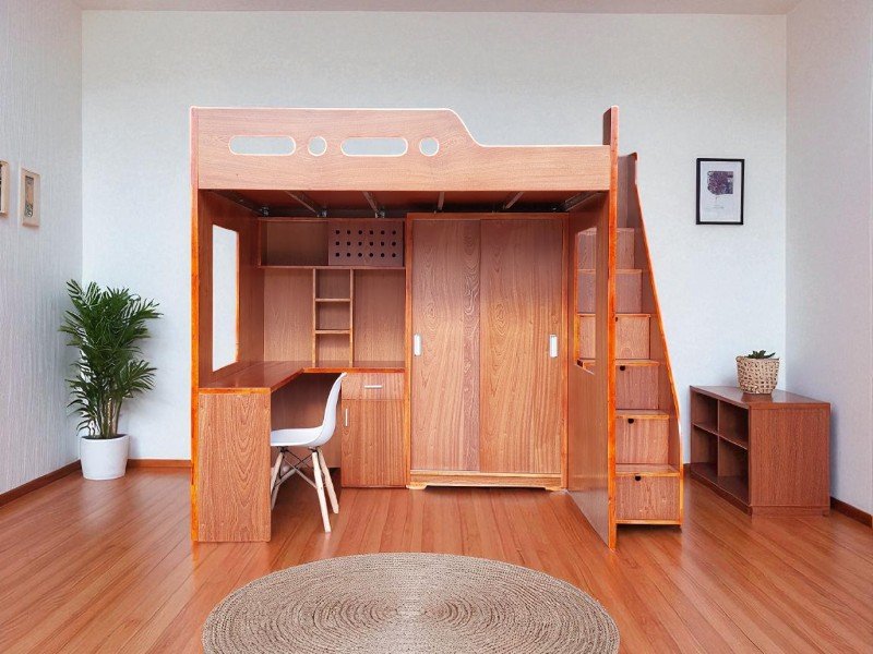 Nơi bán giường tầng gỗ tự nhiên tại tphcm