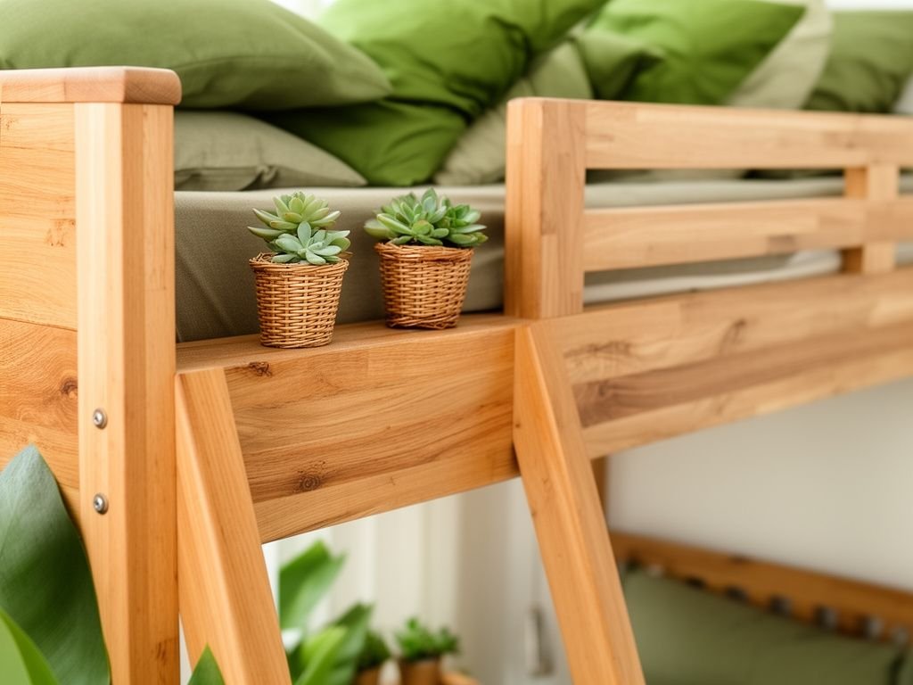 5 cách tạo không gian xanh mát trên giường tầng - hình 2