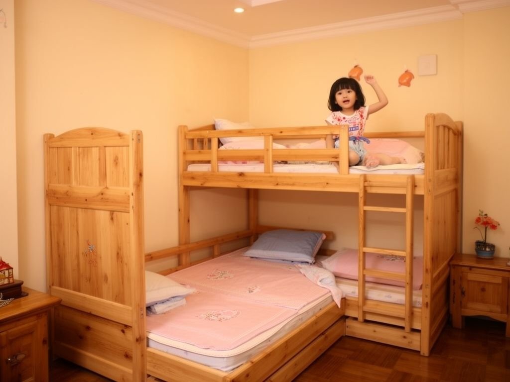 6 thiết kế giường tầng gỗ tự nhiên đẹp và bền - hình 3