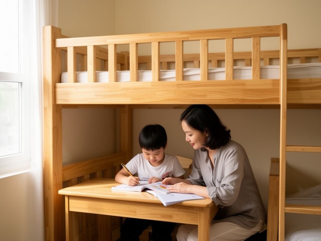6 thiết kế giường tầng gỗ tự nhiên đẹp và bền - hình 4