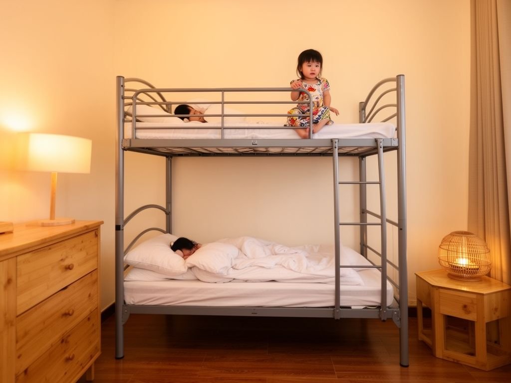 8 mẫu giường tầng sắt chắc chắn dành cho người lớn - hình 3