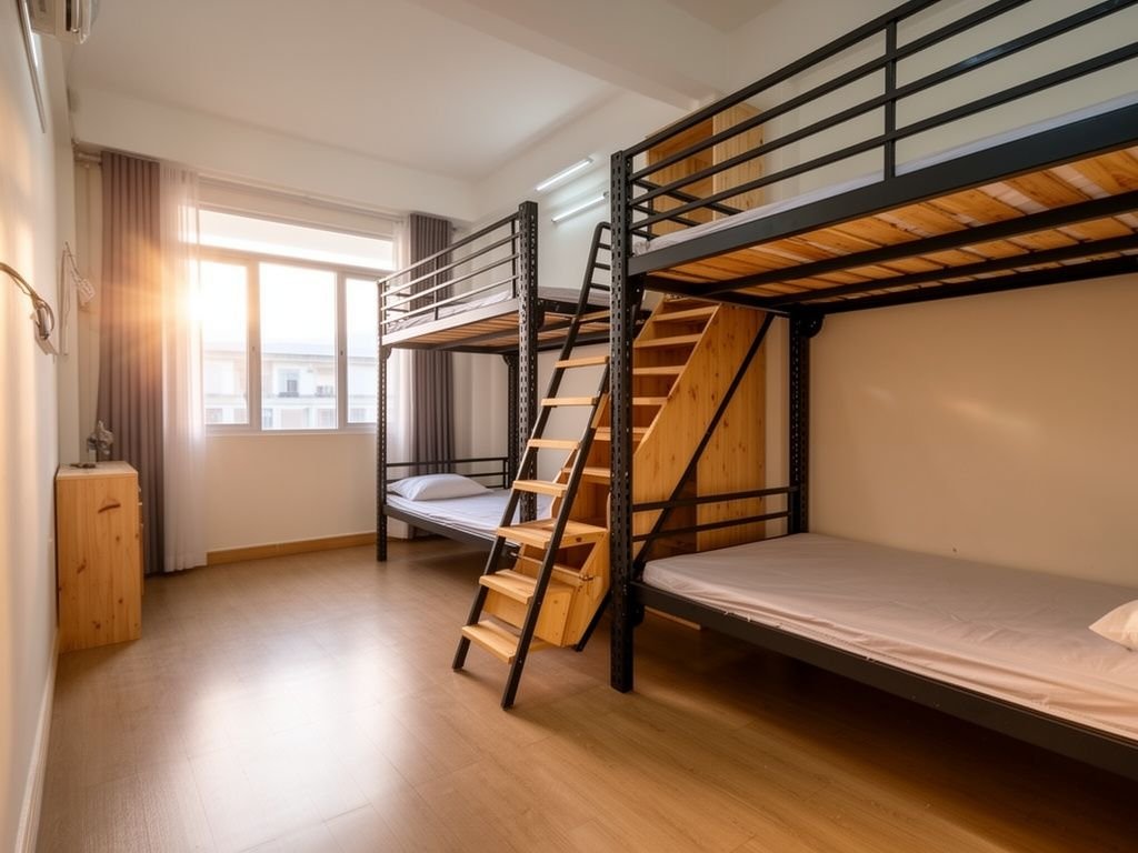 8 mẫu giường tầng sắt chắc chắn dành cho người lớn - hình 4