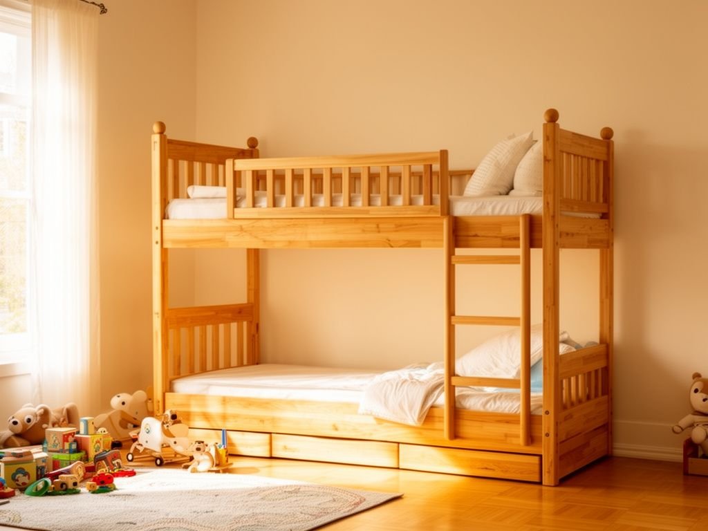 Giá bán giường tầng trẻ em giá tốt - hình 1