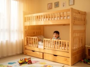 Giường tầng cho bé có ngăn kéo giá tốt nhất - hình 1