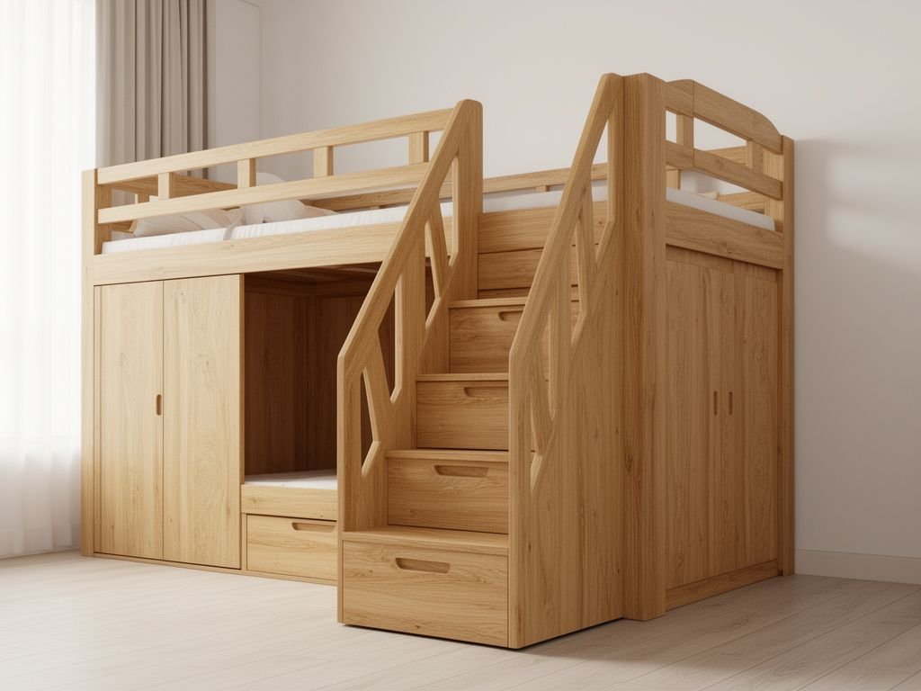 Giường tầng cho bé có ngăn kéo giá tốt nhất - hình 2