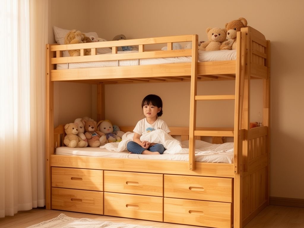 Giường tầng cho bé có ngăn kéo giá tốt nhất - hình 4