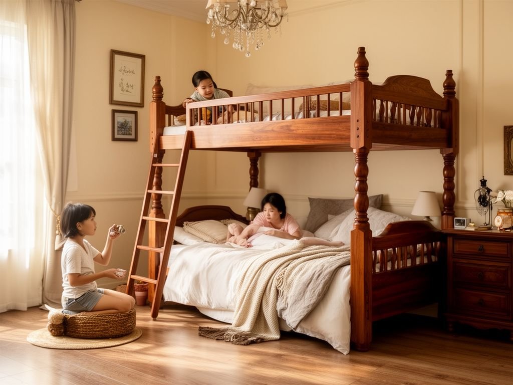 8 mẫu giường tầng cổ điển mang vẻ đẹp sang trọng - hình 1