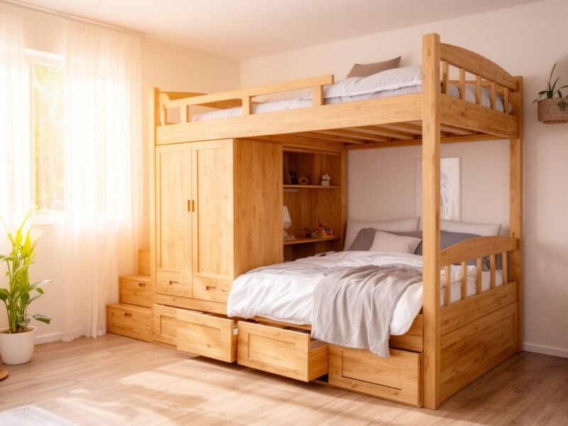 8 mẫu giường tầng đa năng kèm ngăn kéo tiện dụng - hình 1