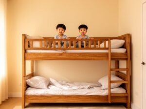 7 mẫu giường tầng cho hai bé trai tiện nghi - hình 1