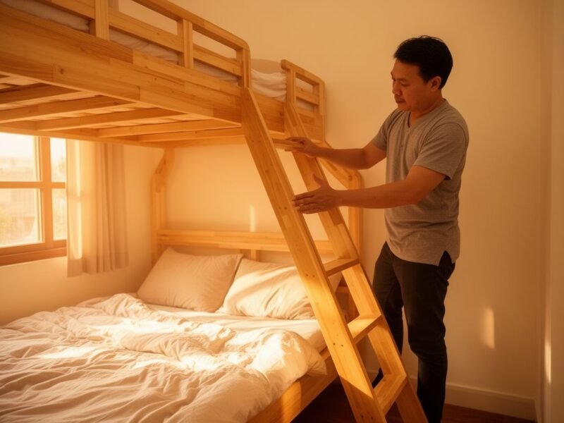 8 bí quyết kiểm tra thang giường tầng trước khi dùng - hình 1