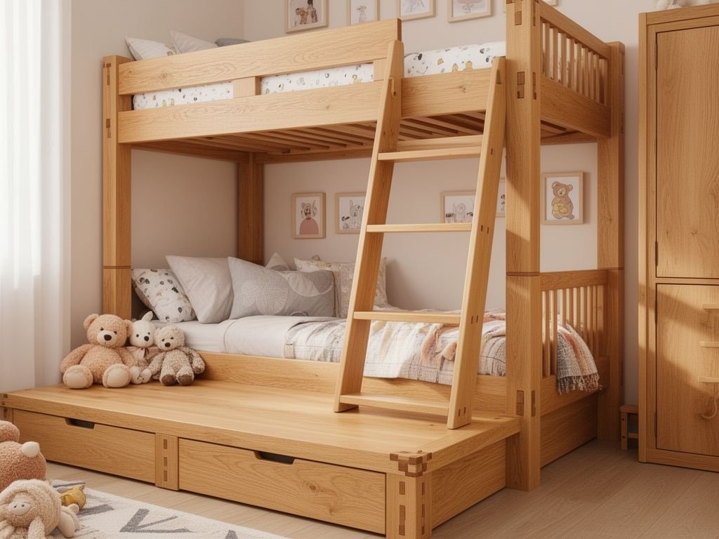 Top 9 mẫu giường tầng kiểu Nhật đơn giản tinh tế - hình 2