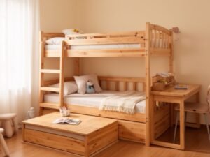 5 thiết kế giường tầng kết hợp bàn làm việc thông minh - hình 1