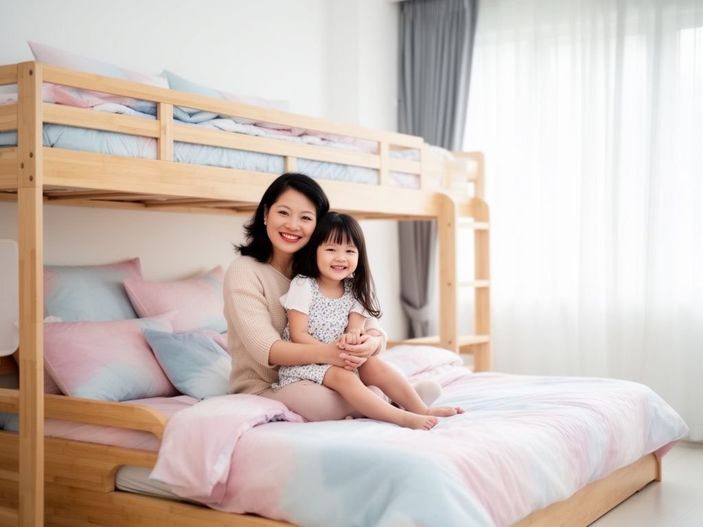 Giường tầng cho bé gái giá bao nhiêu - hình 3
