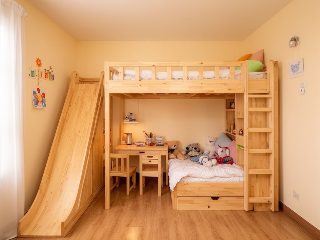 Mua giường tầng có cầu trượt cho bé - hình 4