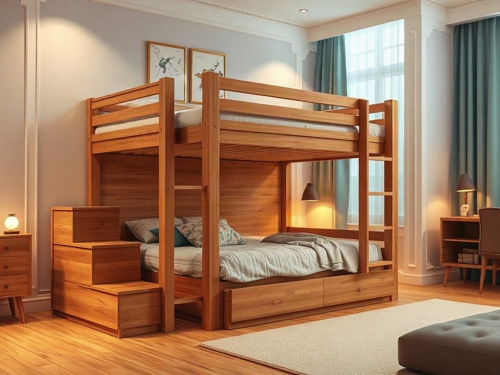 Giường tầng 2 tầng mua ở đâu tốt - hình 2