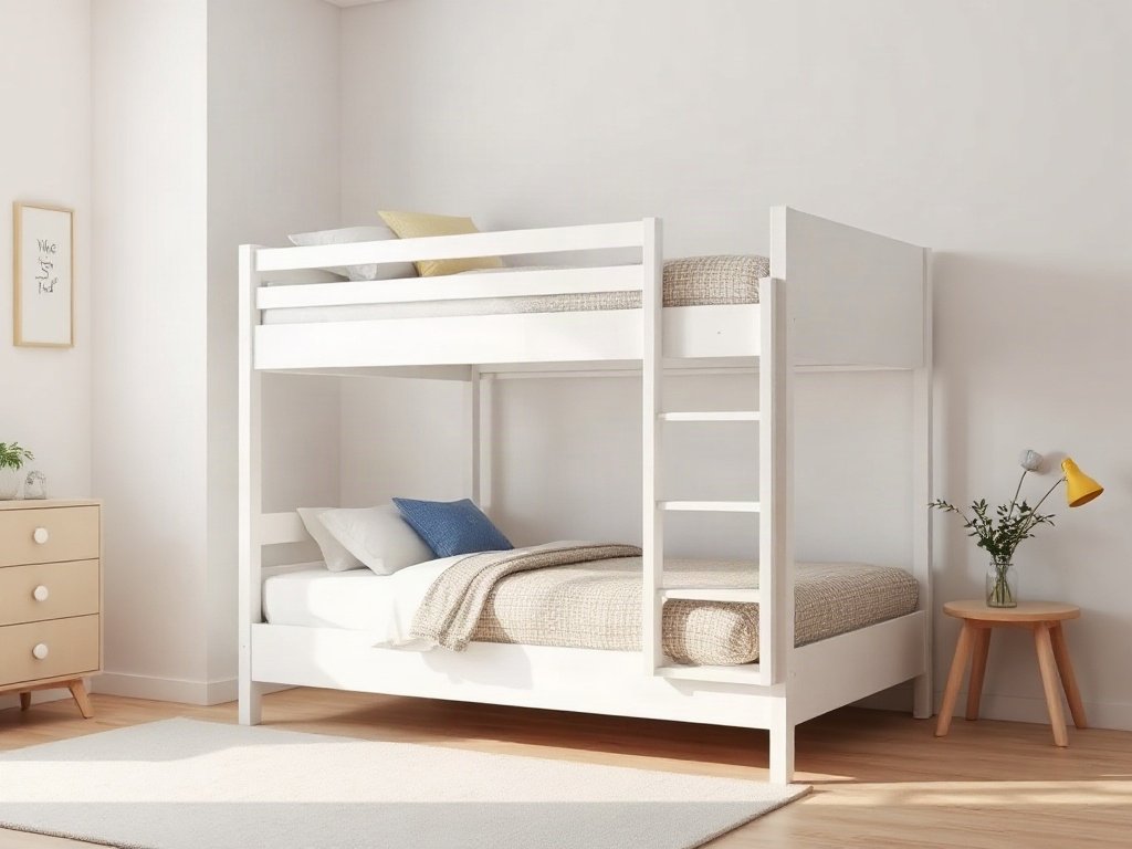 Nơi bán giường tầng màu trắng gần đây - hình 6