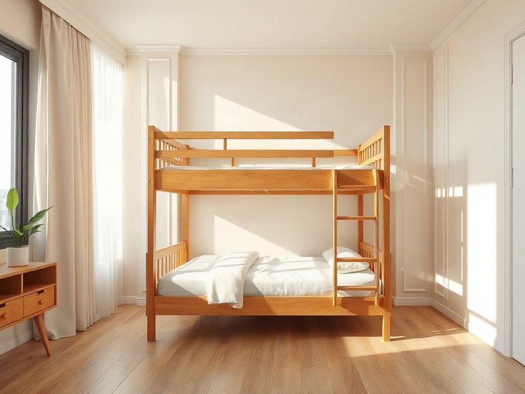 Giường tầng gỗ sồi giá bao nhiêu - hình 1