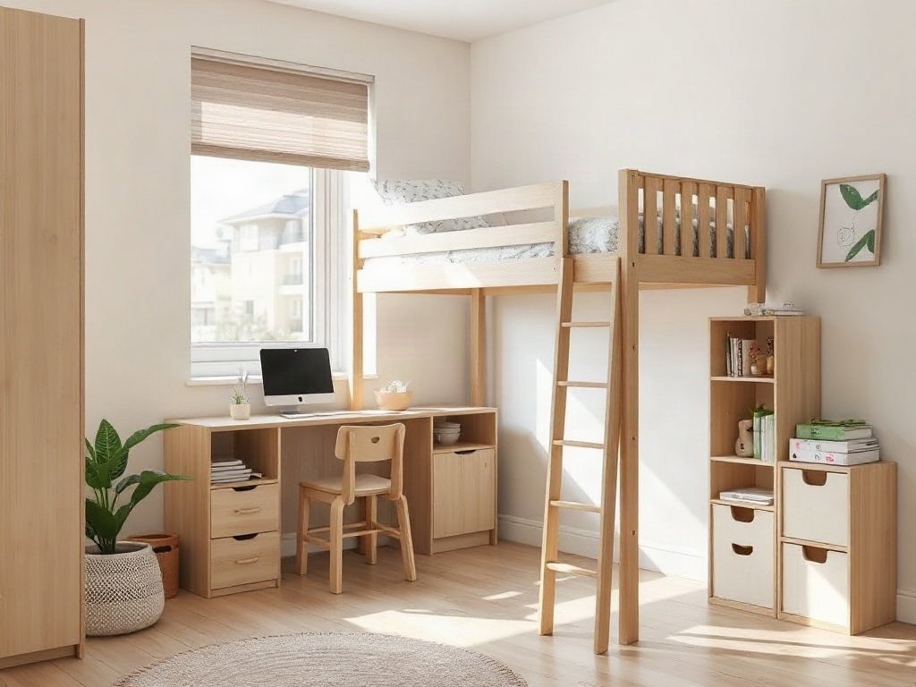 Giường tầng gỗ sồi giá bao nhiêu - hình 3