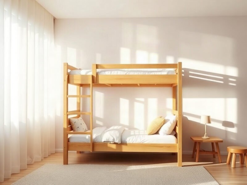 Mua giường tầng gỗ thông gần đây - hình 1