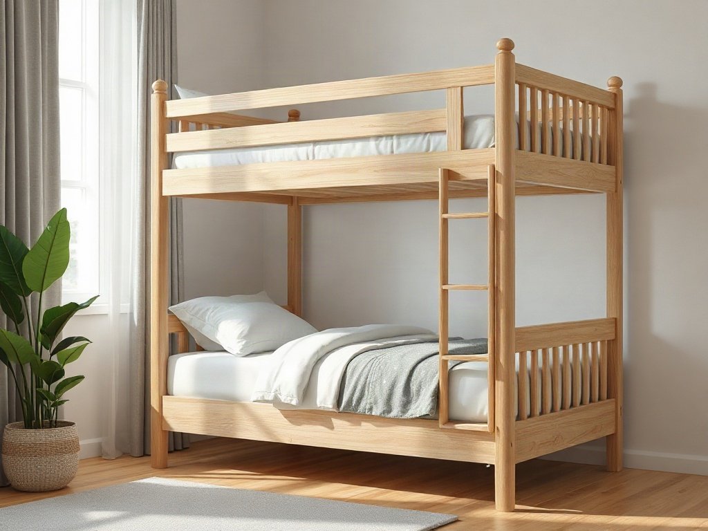 Mua giường tầng gỗ thông gần đây - hình 6