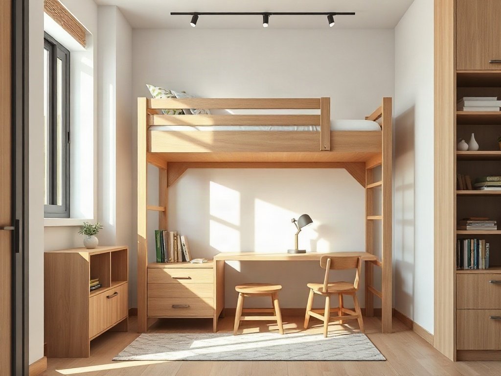 Giường tầng gỗ thông giá tốt - hình 5