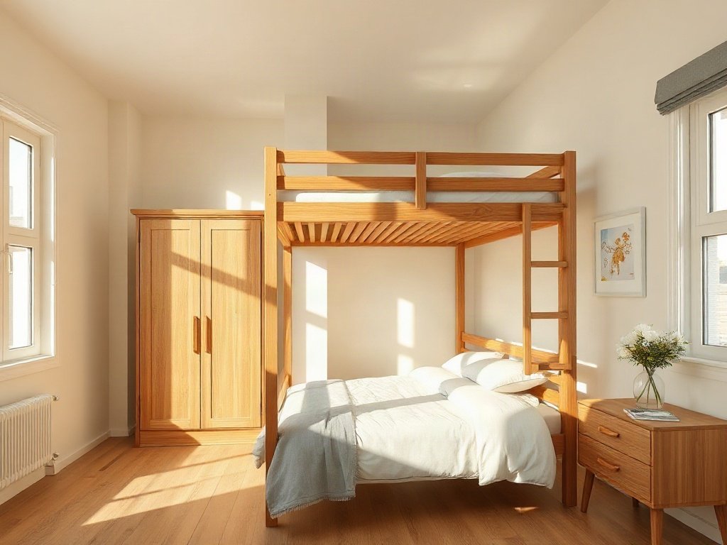 Mua giường tầng kết hợp tủ quần áo - hình 6