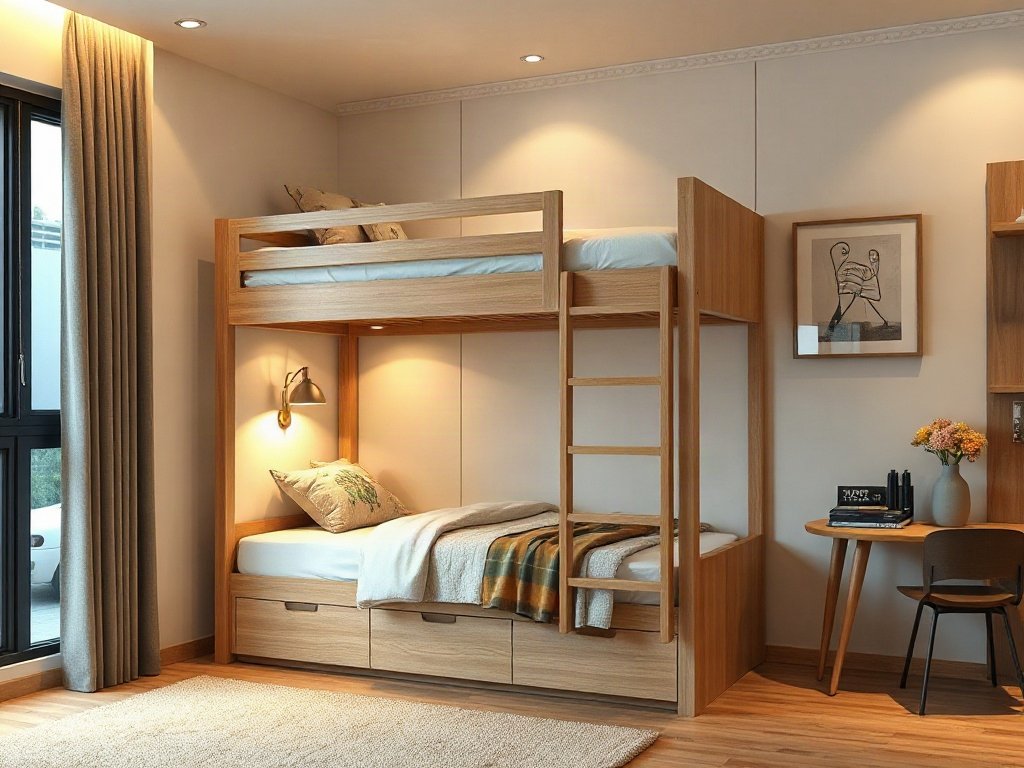 Giường tầng cho bé giá bao nhiêu ở Sài Gòn - hình 4