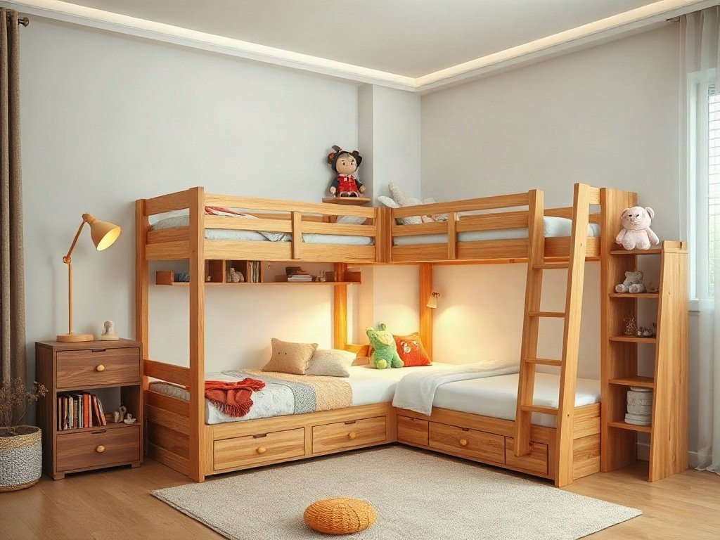 Giường tầng cho bé dưới 10 tuổi - hình 4