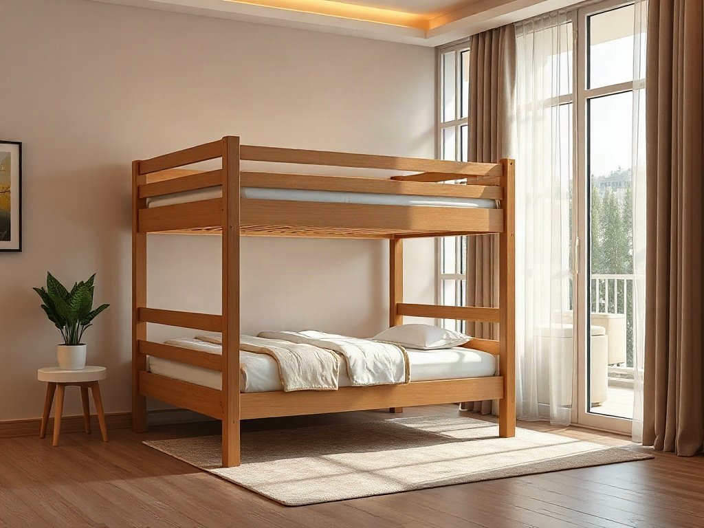 Báo giá giường tầng gỗ tự nhiên - hình 5