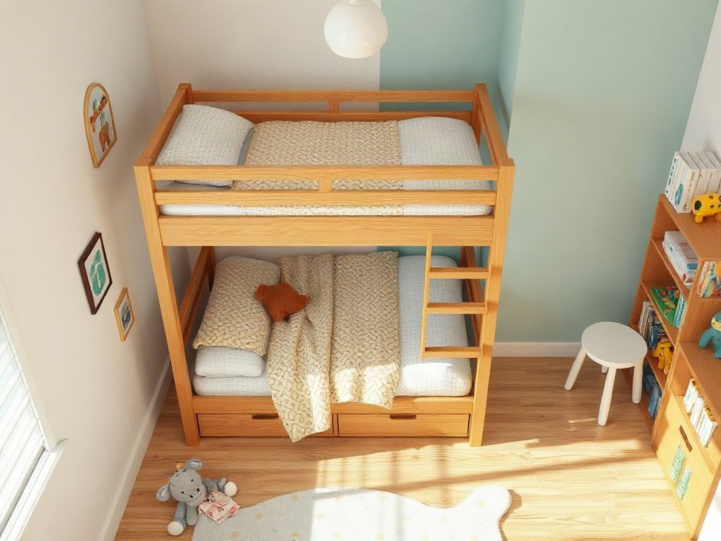 Báo giá giường tầng gỗ tự nhiên - hình 6