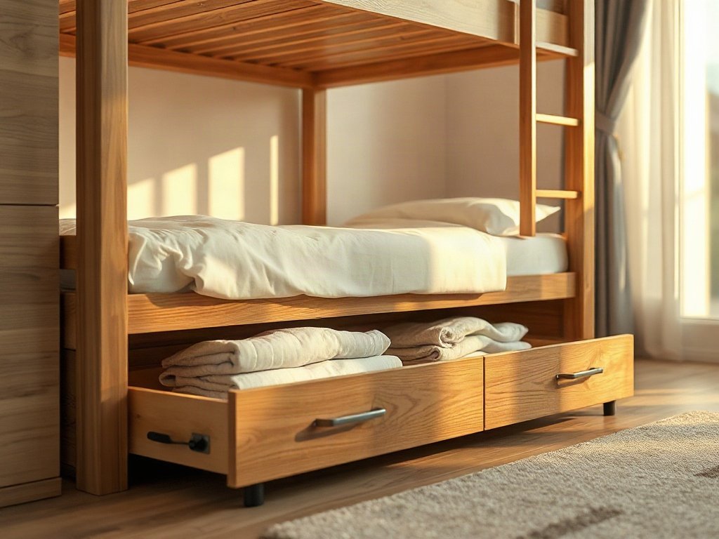 Chỗ bán giường tầng có ngăn kéo - hình 2