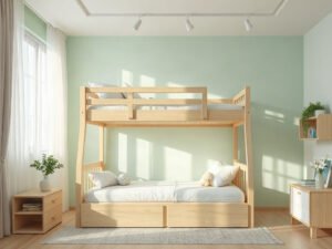 Giường tầng gỗ sồi giá thế nào - hình 1