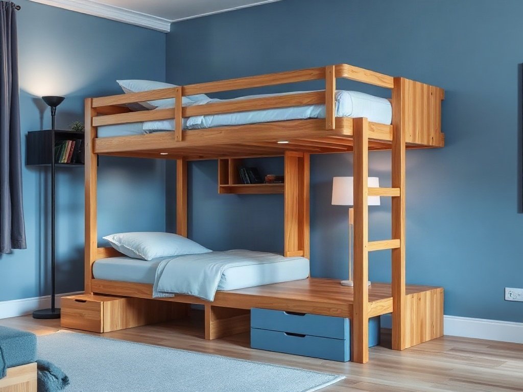 Giường tầng gỗ sồi giá thế nào - hình 3