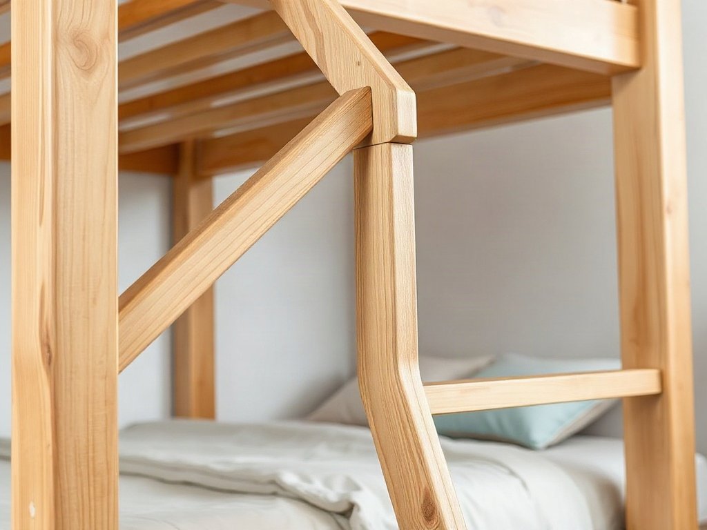 Cửa hàng bán giường tầng trẻ em có cầu thang - hình 4