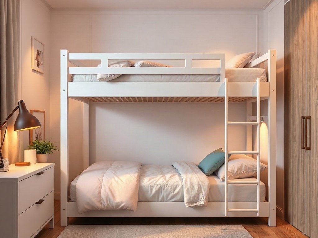 Giường tầng gỗ giá tốt - hình 4