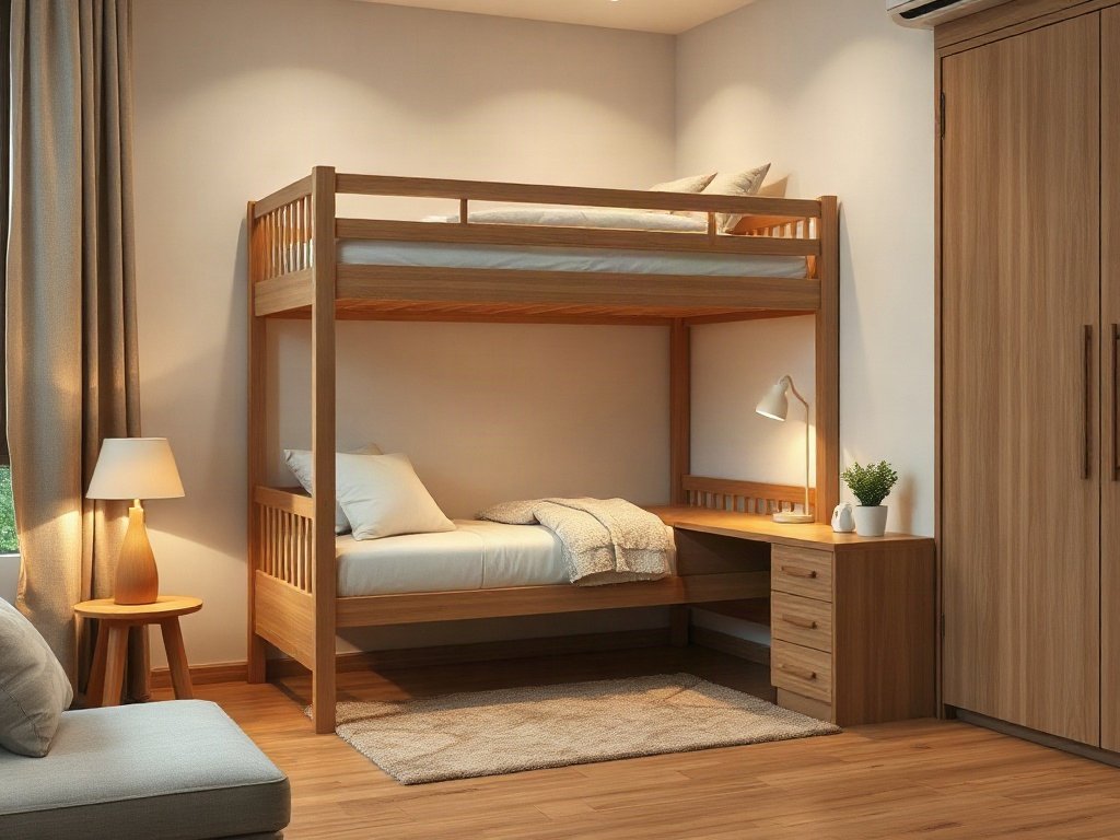 Nơi bán giường tầng gỗ tự nhiên tại TPHCM - hình 3