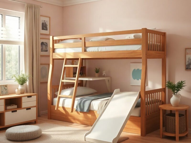 Giường tầng có cầu trượt giá bao nhiêu - hình 1
