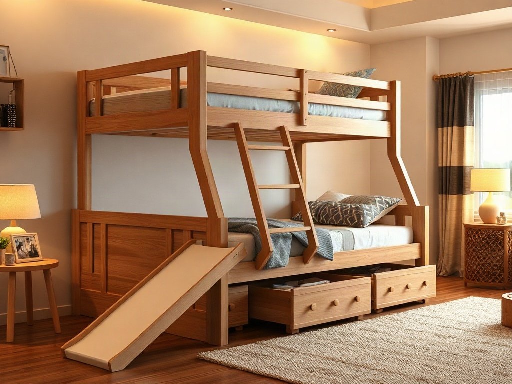 Giường tầng có cầu trượt giá bao nhiêu - hình 4