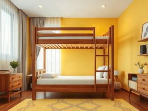 Chỗ bán giường tầng bằng gỗ xoan đào - hình 1